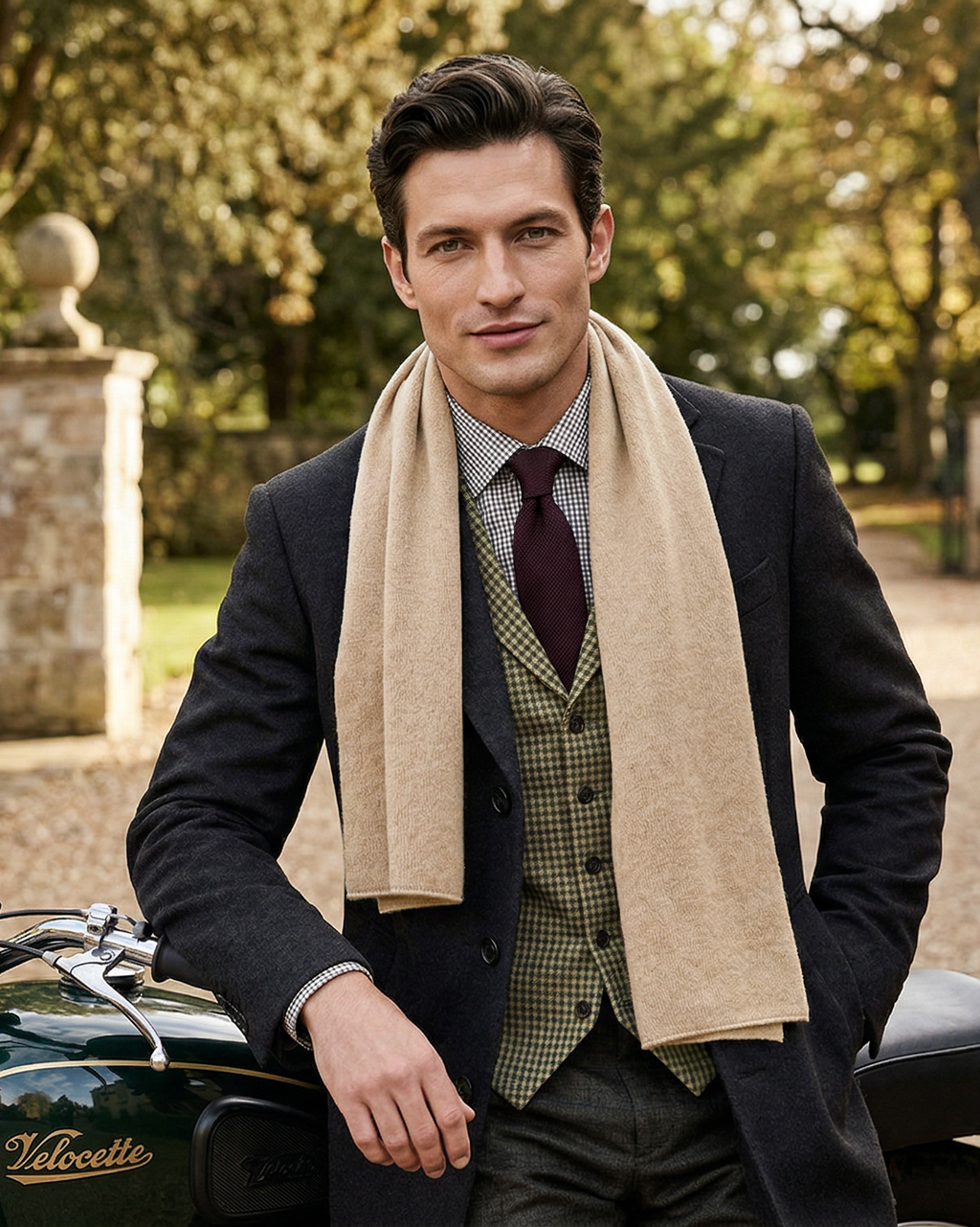 Herren Kaschmirschal LONDON SALE