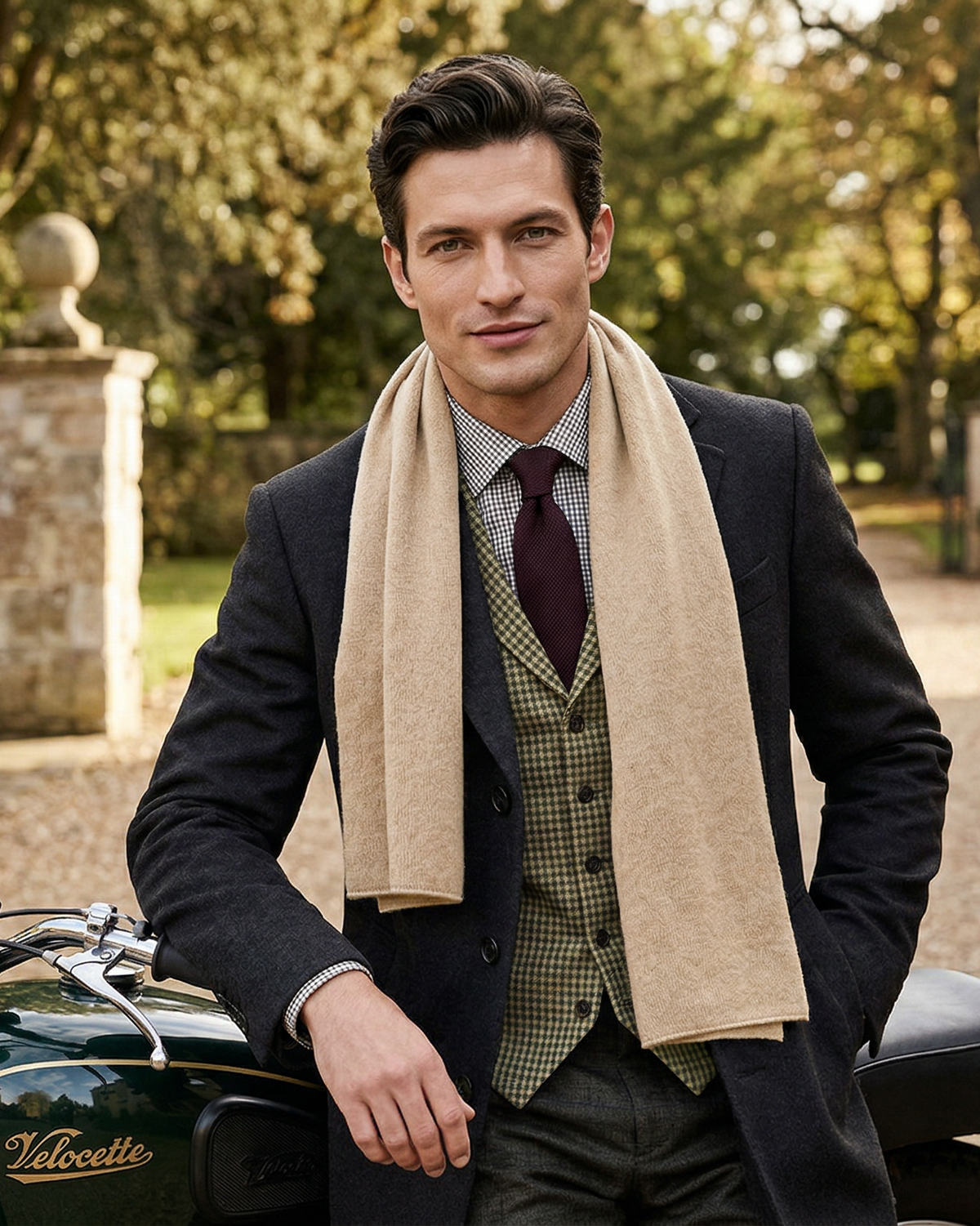 Herren Kaschmirschal LONDON SALE
