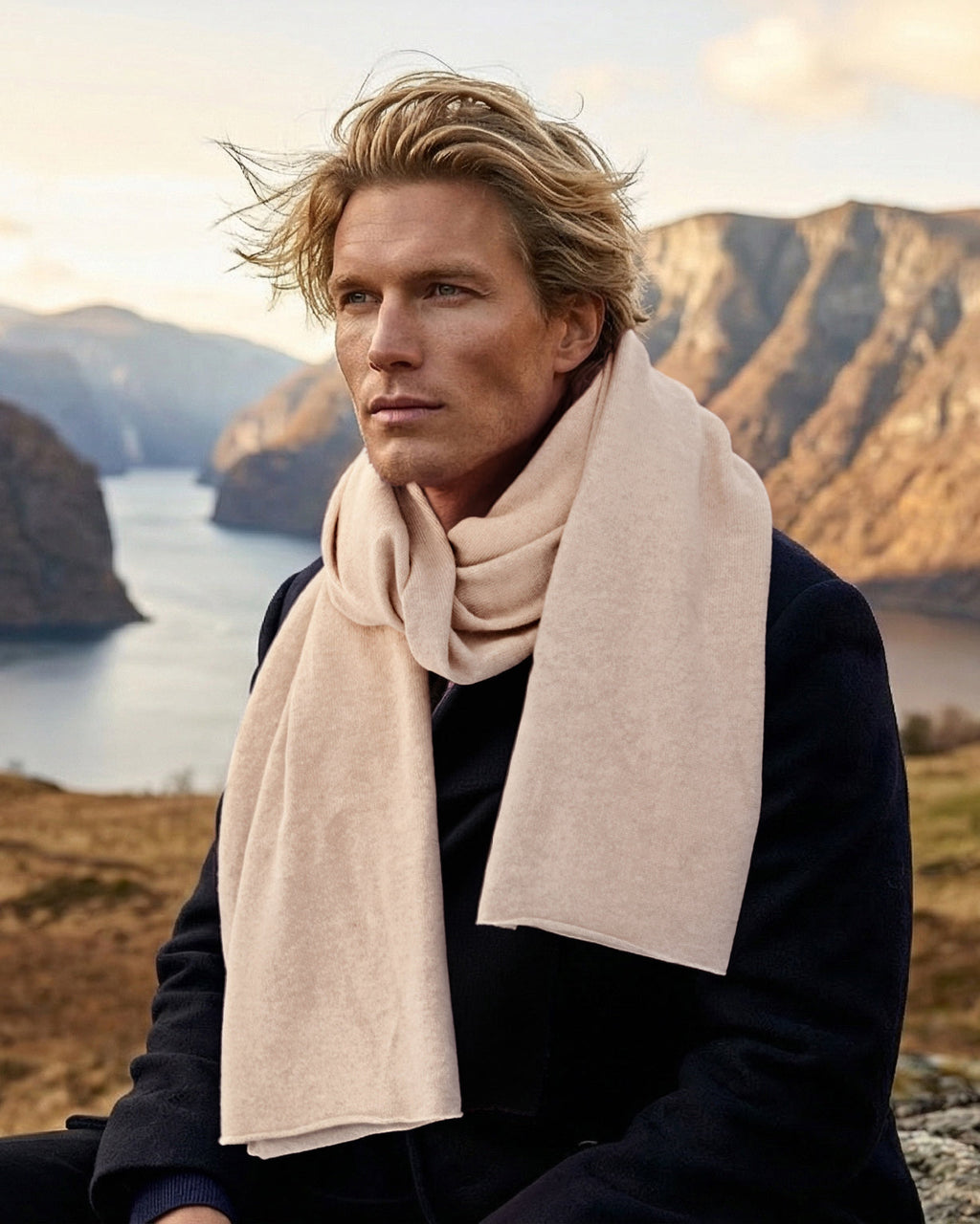 Herren Kaschmirschal LONDON SALE